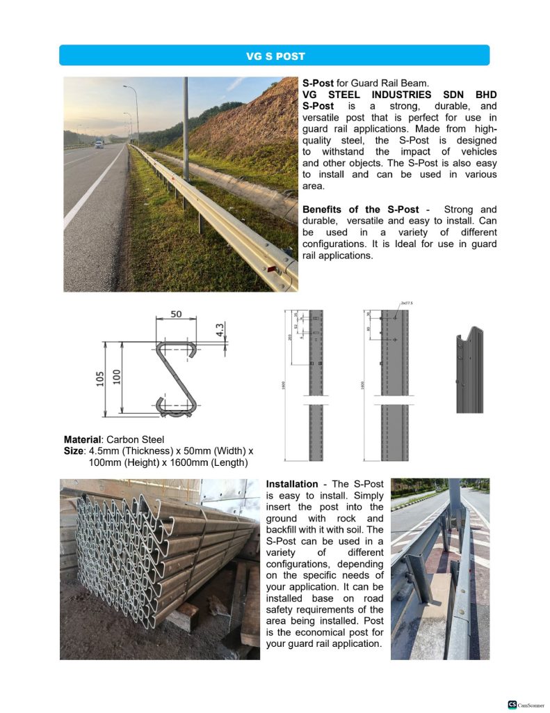 VGS S Post Catalogue