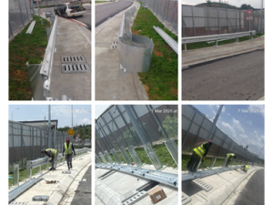 Guardrail in Gamuda Gardens Rawang